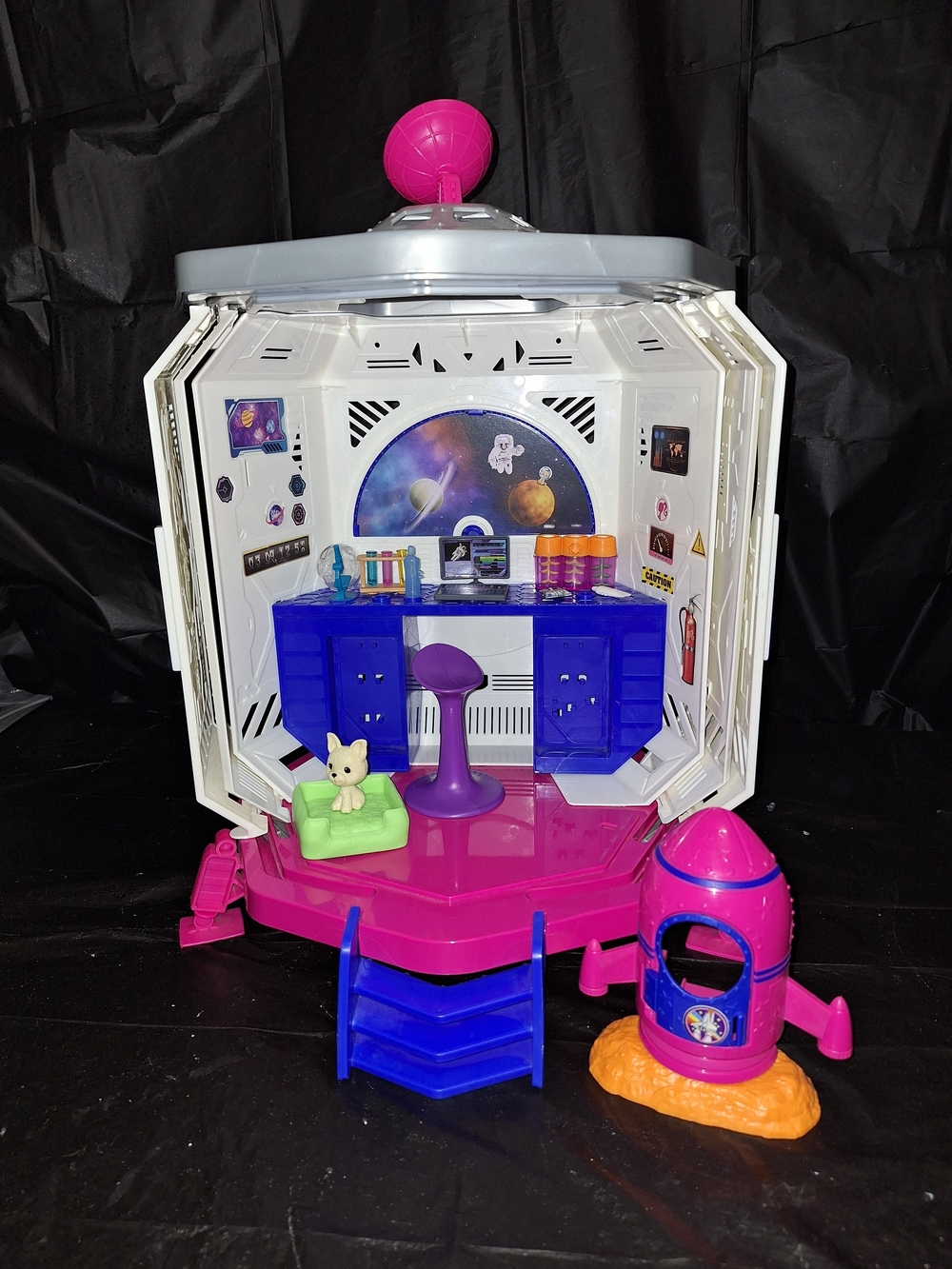 Barbie Space Command Playset with Pink and Purple Accents